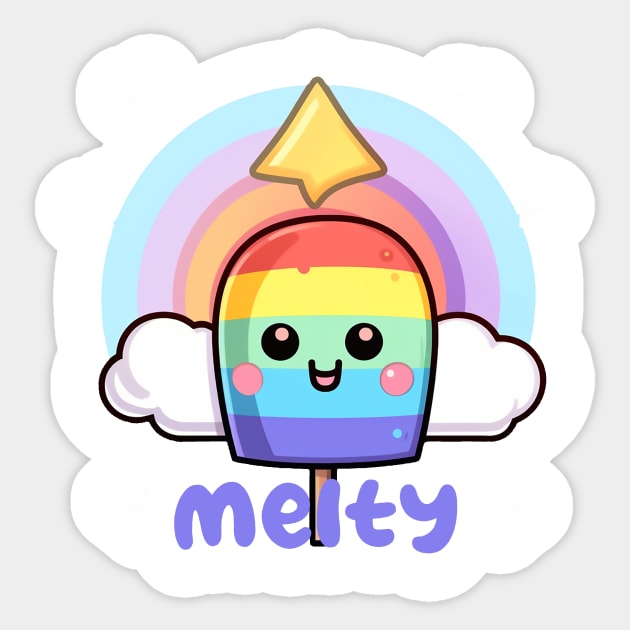 Melty Pride Kawaii Icecream Sticker by Yamabushi's Kawaii Store